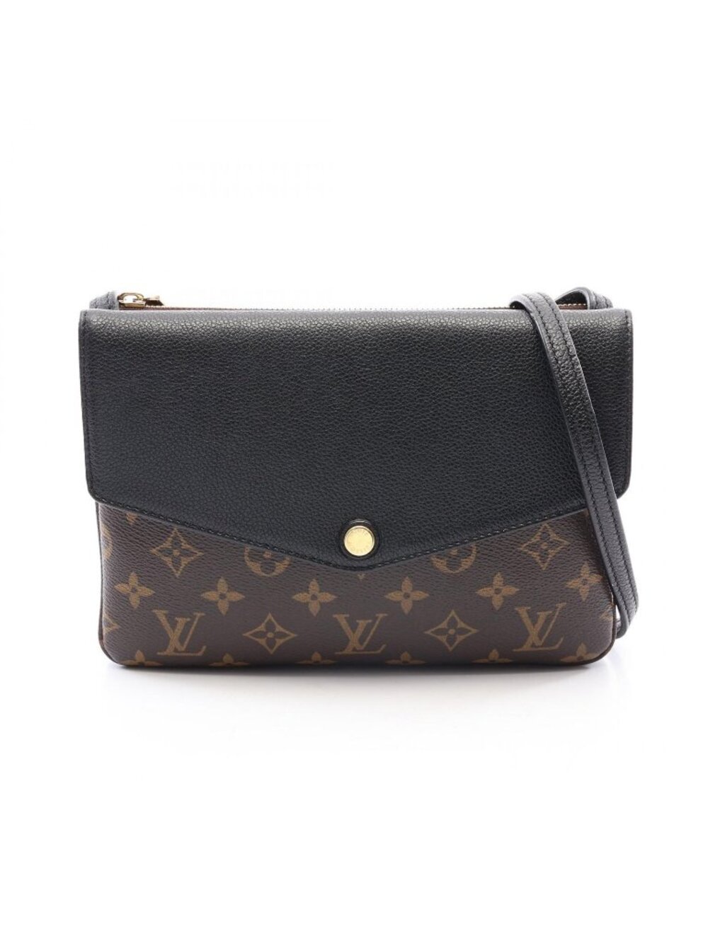 Louis Vuitton Shoulder Bag Monogram Noir Leather